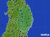 2023年04月27日の岩手県のアメダス(風向・風速)
