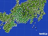 2023年04月28日の東海地方のアメダス(風向・風速)
