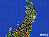 2023年04月29日の東北地方のアメダス(日照時間)