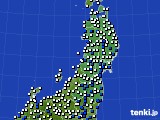 東北地方のアメダス実況(風向・風速)(2023年04月29日)