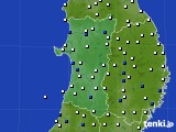 2023年04月29日の秋田県のアメダス(風向・風速)