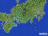 2023年04月30日の東海地方のアメダス(風向・風速)