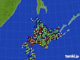 北海道地方のアメダス実況(日照時間)(2023年05月01日)