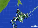 北海道地方のアメダス実況(風向・風速)(2023年05月01日)