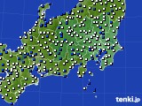 2023年05月01日の関東・甲信地方のアメダス(風向・風速)