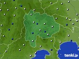 2023年05月01日の山梨県のアメダス(風向・風速)