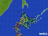 北海道地方のアメダス実況(日照時間)(2023年05月04日)
