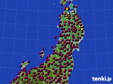 2023年05月04日の東北地方のアメダス(日照時間)