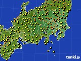 2023年05月05日の関東・甲信地方のアメダス(気温)