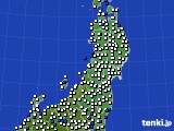 東北地方のアメダス実況(風向・風速)(2023年05月06日)
