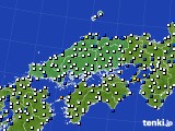中国地方のアメダス実況(風向・風速)(2023年05月06日)