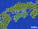 2023年05月06日の四国地方のアメダス(風向・風速)