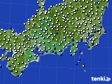 東海地方のアメダス実況(風向・風速)(2023年05月07日)