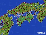 2023年05月08日の四国地方のアメダス(日照時間)