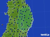 2023年05月08日の岩手県のアメダス(日照時間)