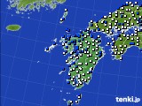 九州地方のアメダス実況(風向・風速)(2023年05月08日)