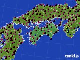 2023年05月09日の四国地方のアメダス(日照時間)