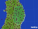 2023年05月09日の岩手県のアメダス(日照時間)