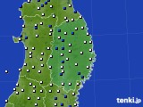 2023年05月09日の岩手県のアメダス(風向・風速)