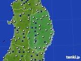 2023年05月10日の岩手県のアメダス(風向・風速)