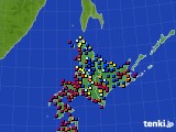 北海道地方のアメダス実況(日照時間)(2023年05月11日)