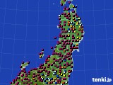 東北地方のアメダス実況(日照時間)(2023年05月11日)