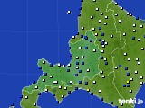 2023年05月11日の道央のアメダス(風向・風速)