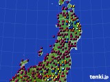 東北地方のアメダス実況(日照時間)(2023年05月12日)