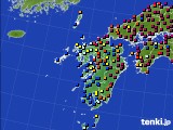 九州地方のアメダス実況(日照時間)(2023年05月12日)