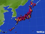 2023年05月12日のアメダス(日照時間)