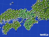 2023年05月12日の近畿地方のアメダス(風向・風速)