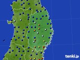 2023年05月14日の岩手県のアメダス(日照時間)
