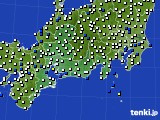 東海地方のアメダス実況(風向・風速)(2023年05月14日)