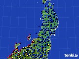 東北地方のアメダス実況(日照時間)(2023年05月15日)
