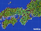 2023年05月15日の近畿地方のアメダス(日照時間)