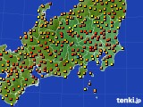 関東・甲信地方のアメダス実況(気温)(2023年05月17日)