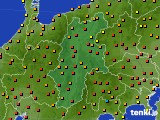 長野県のアメダス実況(気温)(2023年05月17日)