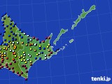 道東のアメダス実況(日照時間)(2023年05月18日)