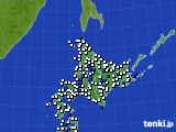 北海道地方のアメダス実況(風向・風速)(2023年05月18日)
