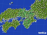 近畿地方のアメダス実況(気温)(2023年05月19日)