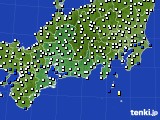 東海地方のアメダス実況(風向・風速)(2023年05月19日)