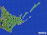 2023年05月20日の道東のアメダス(風向・風速)