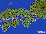 2023年05月21日の近畿地方のアメダス(日照時間)