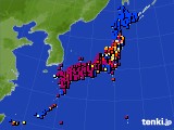 2023年05月21日のアメダス(日照時間)