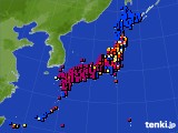 2023年05月21日のアメダス(日照時間)