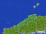 島根県のアメダス実況(気温)(2023年05月21日)