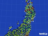 東北地方のアメダス実況(日照時間)(2023年05月22日)