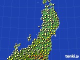 東北地方のアメダス実況(気温)(2023年05月22日)