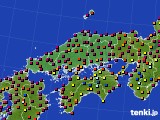 2023年05月23日の中国地方のアメダス(日照時間)