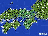近畿地方のアメダス実況(風向・風速)(2023年05月23日)
